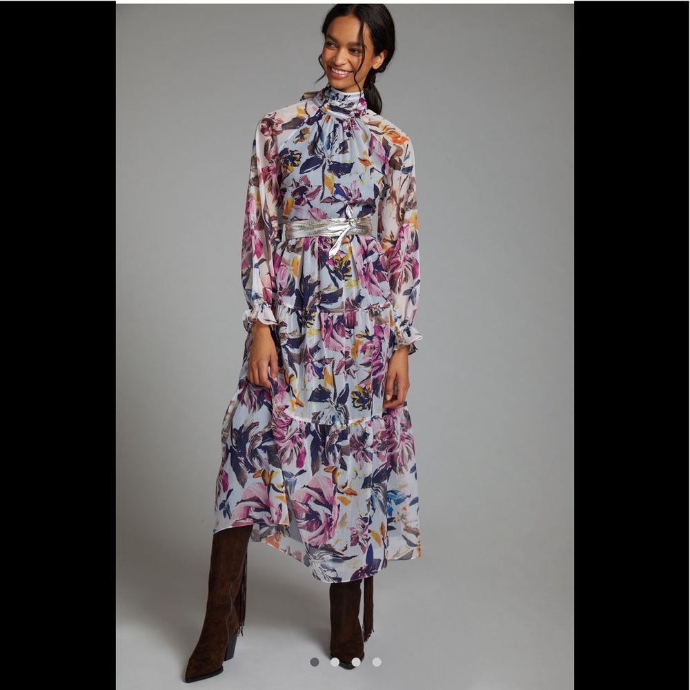 ANTHROPOLOGIE NWT GARDEN MAXI DRESS 🔥